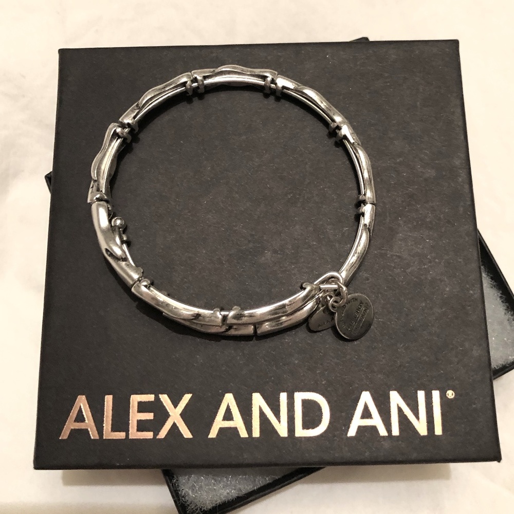 Alex and Ani Rocker Beaded Bangle - Picture 6 of 7